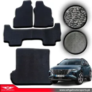 Hyundai Tucson Carpet floor Mat Vip Black Model 2021-2022