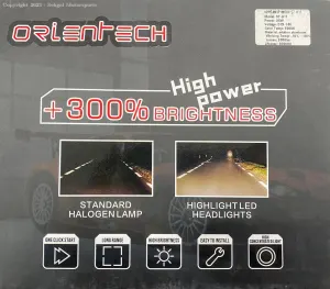 OrienTech S7-H11 25W, 2200 Lumen.