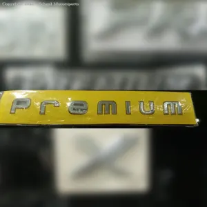 Premium Mark X Big Alphabets (Chrome)