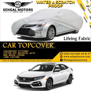 Honda Civic Top Cover Lifeing Fabric Model 2017-2021