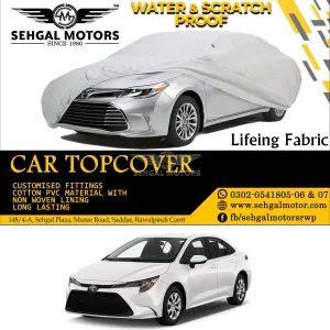 Toyota Corolla Top Cover Lifeing Fabric Model 2016-2021