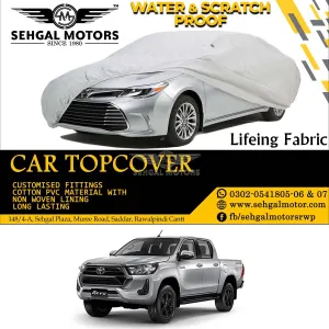 Toyota Hilux Revo Top Cover Lifeing Fabric Model 2017-2021
