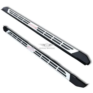 DFSK Glory 580 Pro Side Steps Chrome & Black V2 Model 2020-2021