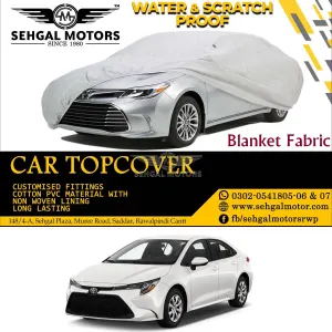 Toyota Corolla Top Cover Blanket Fabric Model 2016-2021