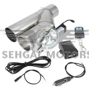 Electric Cut off exhaust valve 12v Kit