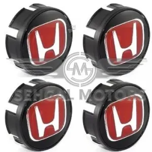 Honda Wheel Cup With Red Logo