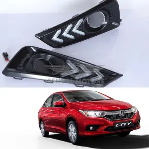 Honda City Front Bumper DRL Arrow Style Model 2021-2022
