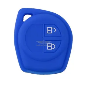 Suzuki PVC Silicone Protection Key Cover | Swift Ciaz Wagon R Alto Cultus (Blue)