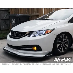 Honda Civic Front Splitter Matt Black - Model 2016-2021