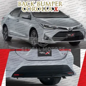 Toyota Corolla Altis X Front Bumper Camry Style ABS Plastic (Unpainted)  Model - 2017-2021