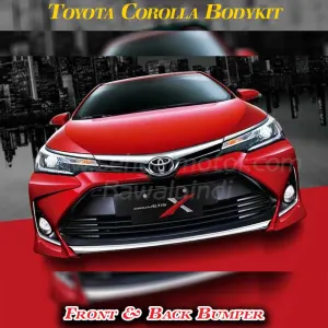 Toyota Corolla Altis X Front Bumper Camry Style Without Chrome Model - 2017-2021
