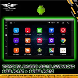 Toyota Passo Android Panel 1+16Gb Model 2013-2016