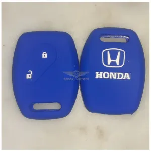 Honda City / Honda Civic Reborn / Honda CL9 PVC Silicone Protection Key Cover (Blue)