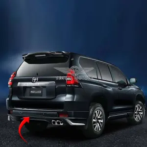 Toyota Prado FJ150 Back Body Kit / Lip Single Exhaust (Black) 2017-2021
