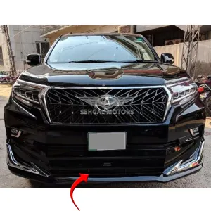 Toyota Prado FJ150 Front Body Kit / Lip with LED (Black) 2012-2014