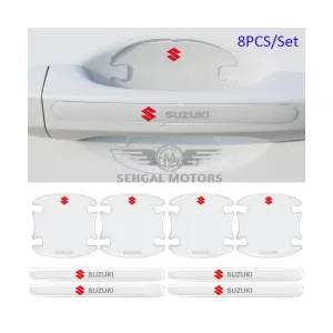 Suzuki Transparent Door Handle & Bowl Protector (8pcs)