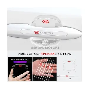 KIA Transparent Door Handle & Bowl Protector (8pcs)