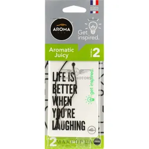 Aroma Get Inspired Perfumed Hanging Card (Aromatic Juicy)
