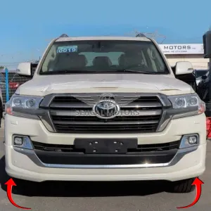 Toyota Land Cruiser FJ200 Front Body Kit / Lip GT Style (White) 2016-2021