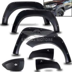 Toyota Hilux Revo Fender Big Matt Black - Model 2016-2021 China