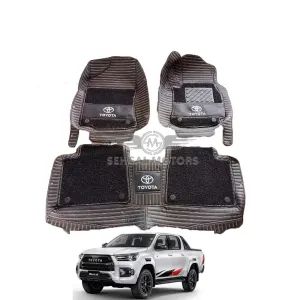 Revo 10D Floor Mats Black Model 2017-2024