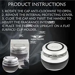 Airpro Car Freshener SPHERE GEL (all flavors)