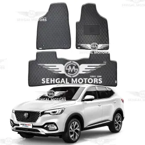 MG HS 7D Mat Floor Mat Black With Black Stitch Model 2020-2021