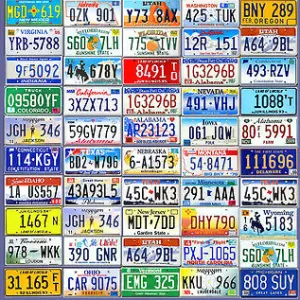 Custom Made Number Plate