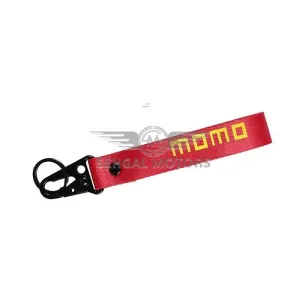 Momo Rubber Key Chain Black & Red
