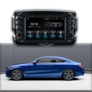 Mercedes C200 Android LCD Panel  1+16GB O.Tech Model 2007-2013