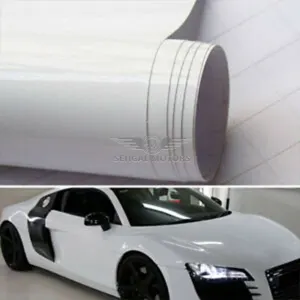 Body Wrapping Vinyl Film Pearl White Code 9404 per (1x1.5) per Running Meter