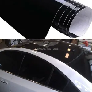 Body Wrapping Vinyl Film Shine Black (9050) per Running Feet