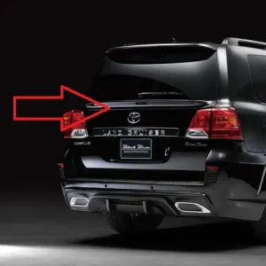 Toyota Land Cruiser Wald Style Trunk Spoiler Black - Model 2015-2021