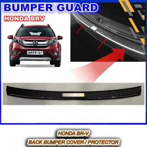 Honda BRV Bumper Protector Black - Model 2017-2021