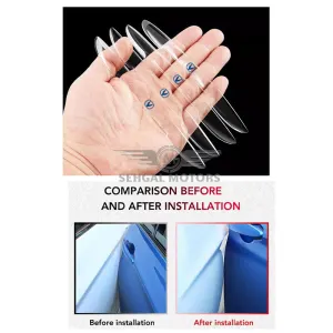 Changan Logo Transparent Door Guards | Side Door Edge Protector