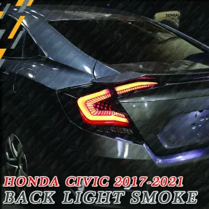 Honda Civic Back Lights Smoke V7 Model 2016-2021