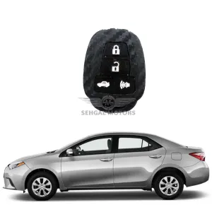 Toyota Corolla Silicone Key Cover Carbonfibe Design Model 2015-2017