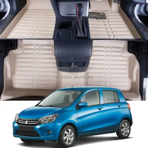 Toyota Prius Alpha 7D Eco Floor Mat Black with Black Model 2016