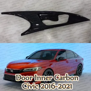 Honda Civic Carbon Fiber Inner Side Door Trim - Model 2016-2021