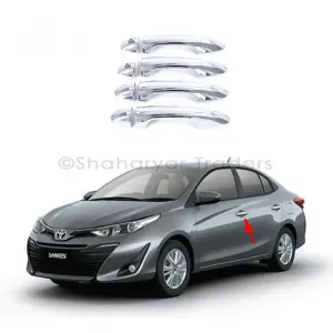 Toyota Yaris Door Handle Chrome Covers - Model 2020-2021