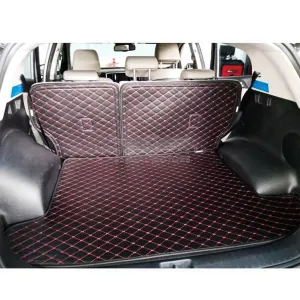 Hyundai Tucson 7D Back Seat Eco Mat Black With Red Model 2020 -2021