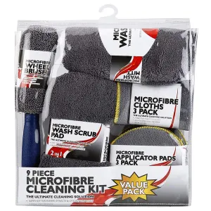 Kenco 9 Piece Microfiber Cleaning Kit Value Pack