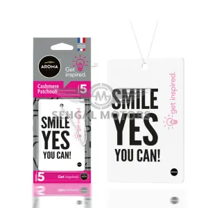 Aroma Get Inspired Perfume Hanging Card (Cashmere Patchouli)