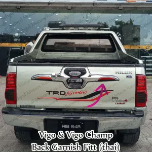 Toyota Hilux Vigo Back Garnish Fitt Thai
