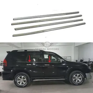 Toyota Prado Fj120 Weather Strip in chrome Model 2002-2009