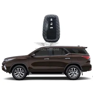 Toyota Fortuner Silicone Key Cover Carbonfibe Design Model 2017-2021