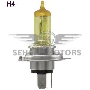 Bulb H4 YELLOW Halogen