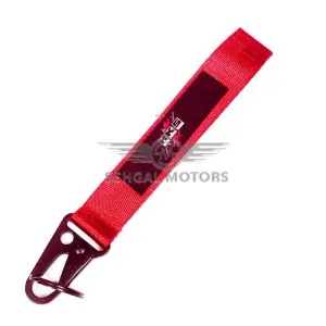 HKS Ribbon Key Chain - Red