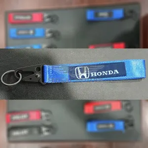 Honda Ribbon Key Chain - Blue