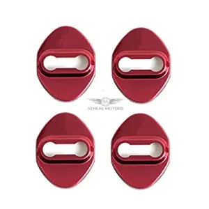 Honda Inner Door Lock Protactor With Logo Red